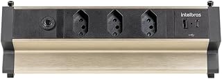 Protetor Eletrônico com 3 Tomadas e 2 USB para Bancada EPE 5003 Intelbras