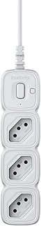 Protetor Eletrônico Intelbras com 3 Tomadas EPE 2003 Branco
