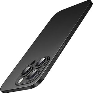 JETech Capa Ultra Slim para iPhone 15 Pro Max 6,7 Polegadas, Lente da Câmara, Case Rígida PP com Capinha de Acabamento Maa