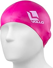 R,90  Vollo Touca de Natação de SiliconeVollo Touca de Natação de Silicone