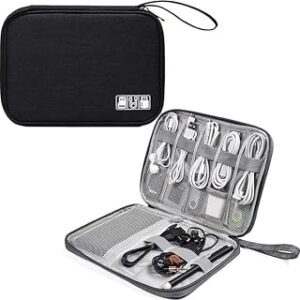Necessárie organizadora de cabos de viagem eletrônicos, bolsa de acessórios, impermeável, universal, eletrônicos acessório Necessárie organizadora de cabos de viagem eletrônicos, bolsa de acessórios, impermeável, universal, eletrônicos acessório