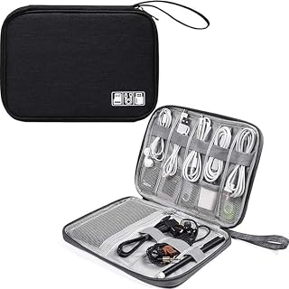 Necessárie organizadora de cabos de viagem eletrônicos, bolsa de acessórios, impermeável, universal, eletrônicos acessório Necessárie organizadora de cabos de viagem eletrônicos, bolsa de acessórios, impermeável, universal, eletrônicos acessório
