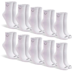 Kit Com 10 Pares De Meias Cano Médio Algodão Usee Brasil