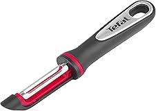 R,99 Descascador Tefal Ingenio com Lâmina Curvada de Aço, Pega Firme e Confortável, Anel de Sili R,99 Descascador Tefal Ingenio com Lâmina Curvada de Aço, Pega Firme e Confortável, Anel de Sili