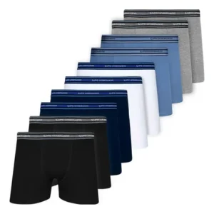 Kit 10 Cuecas Boxer Lupo Algodão Confortável Box
