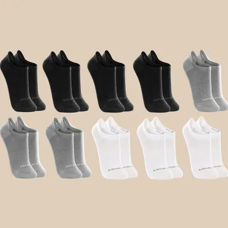 Kit 10 Pares De Meias Lupo Soquete Invisível Sport Kit 10 Pares De Meias Lupo Soquete Invisível Sport
