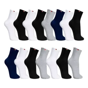 Kit 15 Pares Meias Sport Algodão Cano Médio Sandrini Confort Sortidos 39-43 Kit 15 Pares Meias Sport Algodão Cano Médio Sandrini Confort Sortidos 39-43
