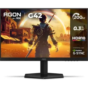 Monitor Gamer Aoc Agon G42 24  200hz 0,3ms Ips 24g42he Preto 127/220v