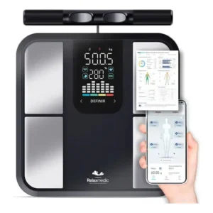 Balana De Bioimpedncia 8 Sensores Relaxmedic Digital Preto 127/220v