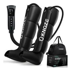Botas De Compressão Pneumática Massageador Pes Knqze Preto Botas De Compressão Pneumática Massageador Pes Knqze Preto
