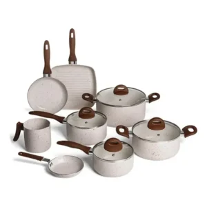 Conj De Panelas 8 Peças Ceramic Life Smart Plus Vanilla – Brinox Baunilha Conj De Panelas 8 Peças Ceramic Life Smart Plus Vanilla – Brinox Baunilha