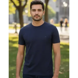 Camiseta Masculina Básica Slim Algodão – Várias Cores Ogochi Camiseta Masculina Básica Slim Algodão – Várias Cores Ogochi