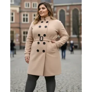 Sobretudo Plus Size C/ Botões Casaco De Frio Grosso Inverno Sobretudo Plus Size C/ Botões Casaco De Frio Grosso Inverno