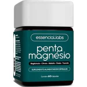 Penta Magnésio Bisglicinato + Dimalato + Citrato + Taurato + Óxido De Magnésio A Combinação Perfeita